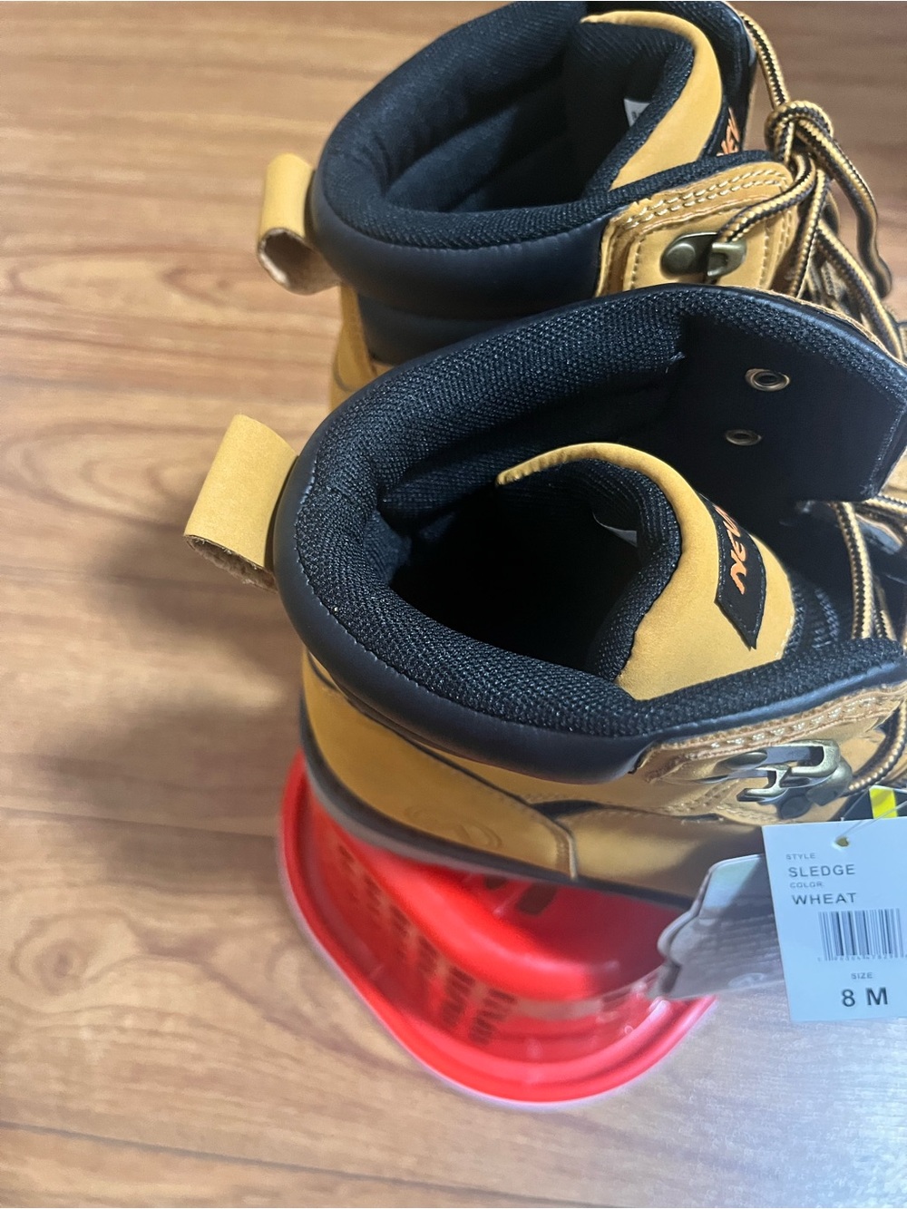 ' Yellow Steel-Toe Work Boots - Picture 5 of 5